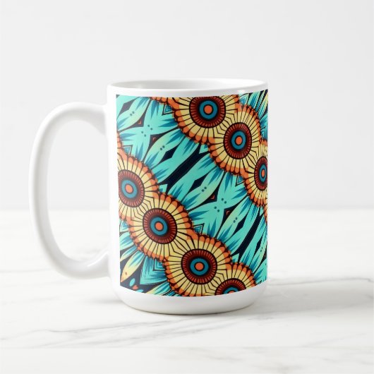 Mug Fleurs Bleues (Gauche)