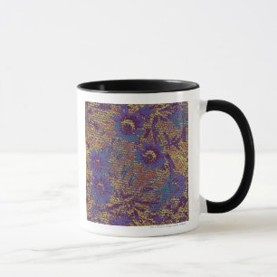 Mug Fleurs bleues contre le motif de camouflage de