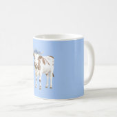 Mug Fleurs Bleues de Vache (Devant droit)