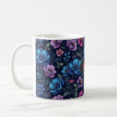 Mug Fleurs bleues et mauves (Gauche)