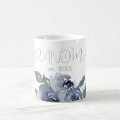 Mug Fleurs bleues pour grand-mère (Centre)