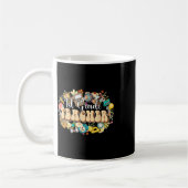 Mug Fleurs Boho 1re année Merci au professeur Dos T (Gauche)