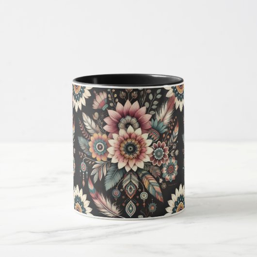 Mug Fleurs Boho du soir (Centre)