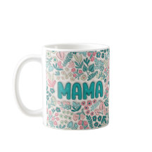 Fleurs Boho turquoises Mama
