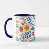 Mug Fleurs botaniques modernes florales lumineuses et  (Gauche)