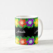 Mug Fleurs botaniques tropicales (Devant droit)