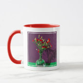 Mug Fleurs | Bouquet Carantion Rouge (Gauche)