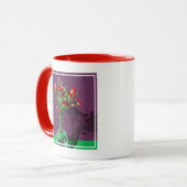 Mug Fleurs | Bouquet Carantion Rouge (Devant gauche)