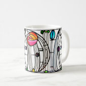 Mug Fleurs Charles Rennie Mackintosh (Devant droit)
