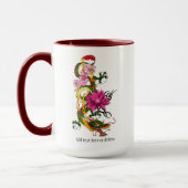Mug Fleurs chinoises de cerisiers de Lotus (Gauche)