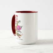 Mug Fleurs chinoises de cerisiers de Lotus (Devant gauche)