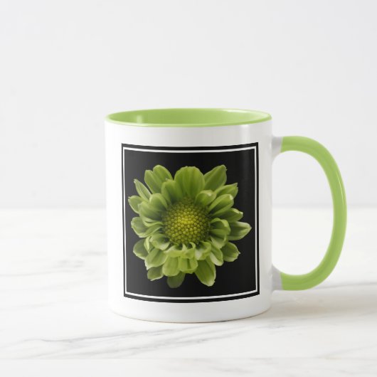 Mug Fleurs | Chrysanthème vert (Droite)