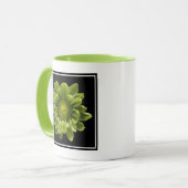 Mug Fleurs | Chrysanthème vert (Devant gauche)