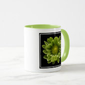Mug Fleurs | Chrysanthème vert (Devant droit)