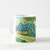 Mug Fleurs, colombes et trains (Devant gauche)