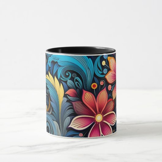 Mug Fleurs colorées (Centre)