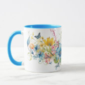 Mug Fleurs Colorées (Gauche)