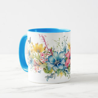 Mug Fleurs Colorées