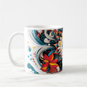 Mug Fleurs colorées (Gauche)