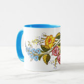 Mug fleurs colorées de Kalocsai (Devant gauche)