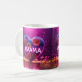 Mug Fleurs colorées de mamma (Devant gauche)