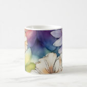 Mug Fleurs colorées en Aquarelle (Centre)