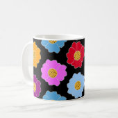 Mug Fleurs colorées motif (Devant gauche)