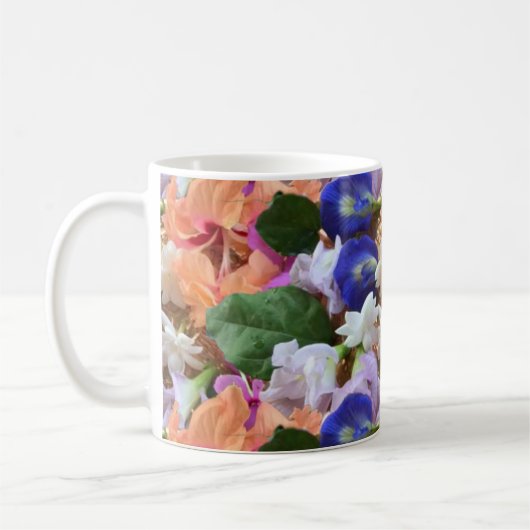 Mug Fleurs colorées Photo (Gauche)