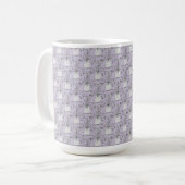 Mug Fleurs communautaires lavande (Devant gauche)