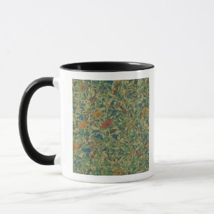 Mug Fleurs contre le motif de camouflage de feuille