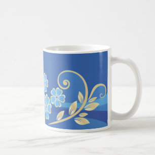 Mug Fleurs Cool fines mignonnes Fille Rétro Floral