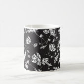 Mug Fleurs cosmos blanches : motif isolé. (Centre)