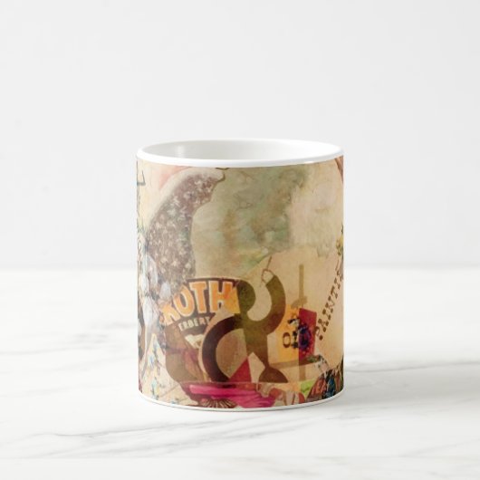 Mug Fleurs crânes Vintages de sucre (Centre)