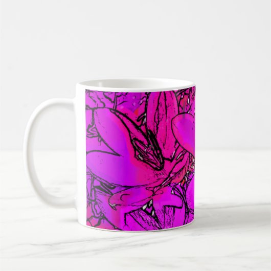 MUG FLEURS CROCUS (Gauche)