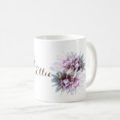 Mug Fleurs Crocus roses Personnalisées (Devant droit)
