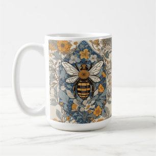 Mug Fleurs d'abeilles vintages et sauvages