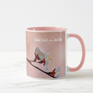 Mug Fleurs d'abricot japonaises attrayantes