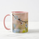 Mug Fleurs d'abricot japonaises majestueuses (Gauche)