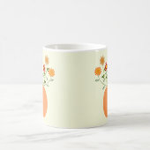 Mug Fleurs d'action de grâce en Citrouille (Centre)