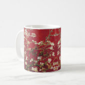 Mug Fleurs d'amandes Red Vincent van Gogh Peinture d'a (Devant gauche)