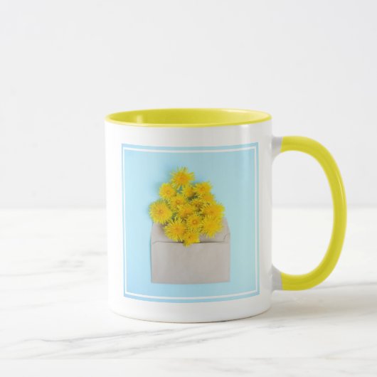 Mug Fleurs | Dandelions dans l'enveloppe (Droite)