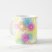Mug Fleurs dans les tons pastel (Devant gauche)
