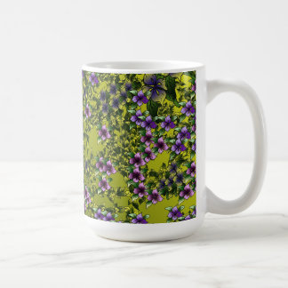 Mug Fleurs dans Shades of Indigo