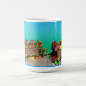 Mug Fleurs dans un arrosage peut afficher (Centre)