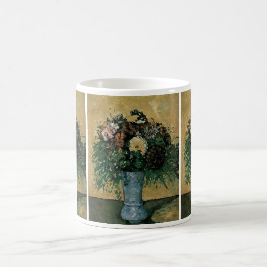 Mug Fleurs dans un Vase Bleu par Paul Cezanne Art Vint (Centre)