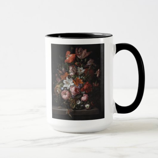 Mug Fleurs dans un vase en verre, 1704 (Droite)