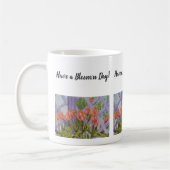 Mug Fleurs d'aquarelle de la Tulipe orange (Gauche)
