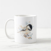 Mug Fleurs d'aquarelle de poulet (Gauche)