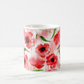 Mug Fleurs d'aquarelle : ikat de pavot. (Centre)