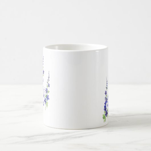 Mug Fleurs d'aquarelle 'Larkspur' (Centre)